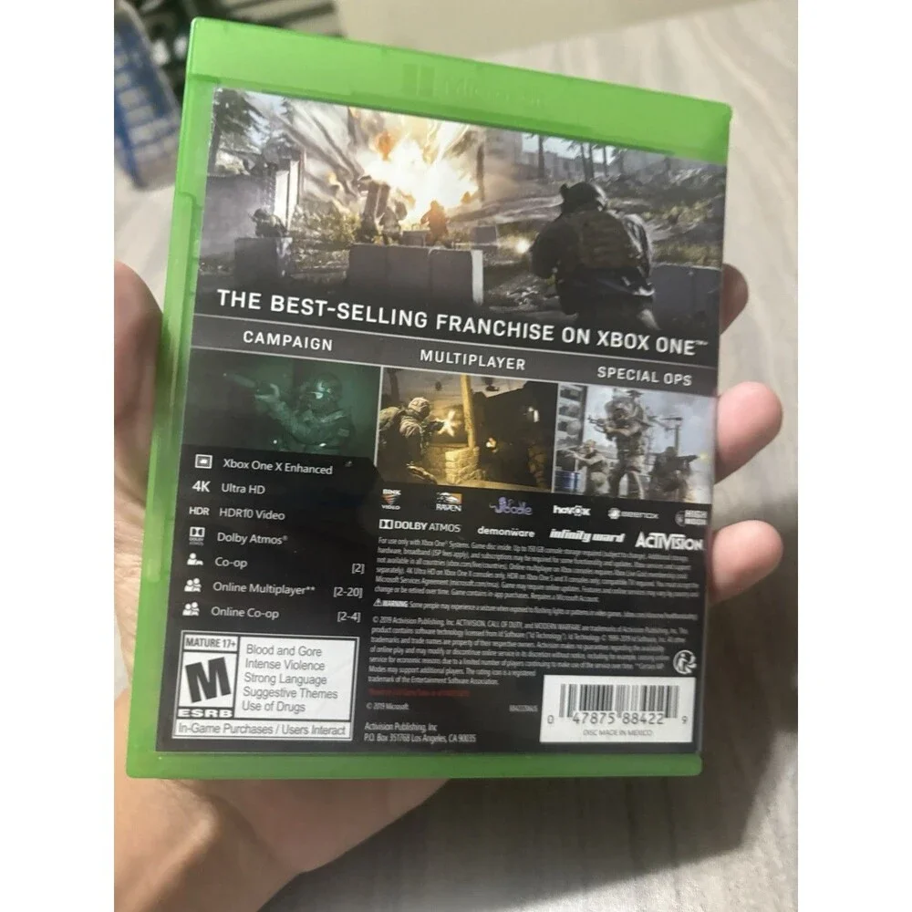 Call Of Duty Modern Warfare Xbox One 4K HDR M Mature 17+ Requires Content Downld